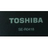 CONTROL REMOTO PARA DVD / TOSHIBA SE-R0418 BLU-RAY